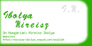 ibolya mireisz business card